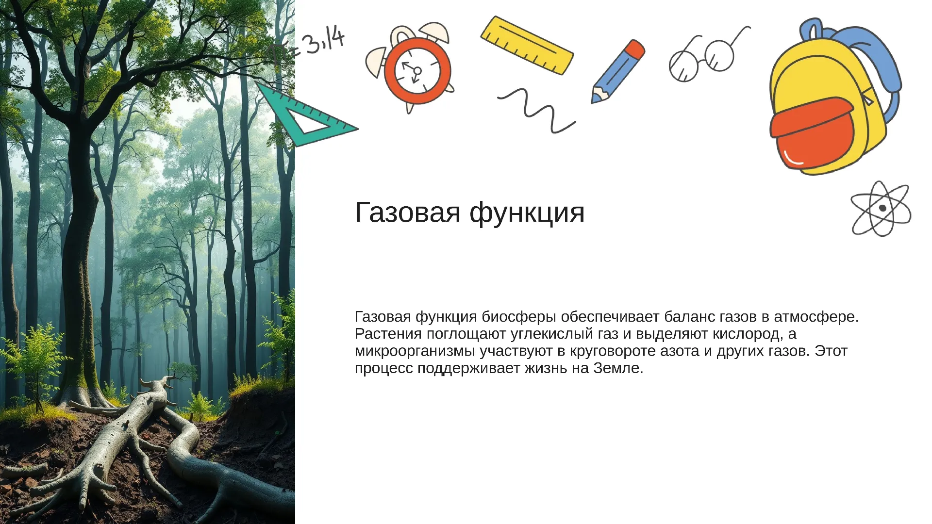 Газовая функция - слайд для презентации на тему 