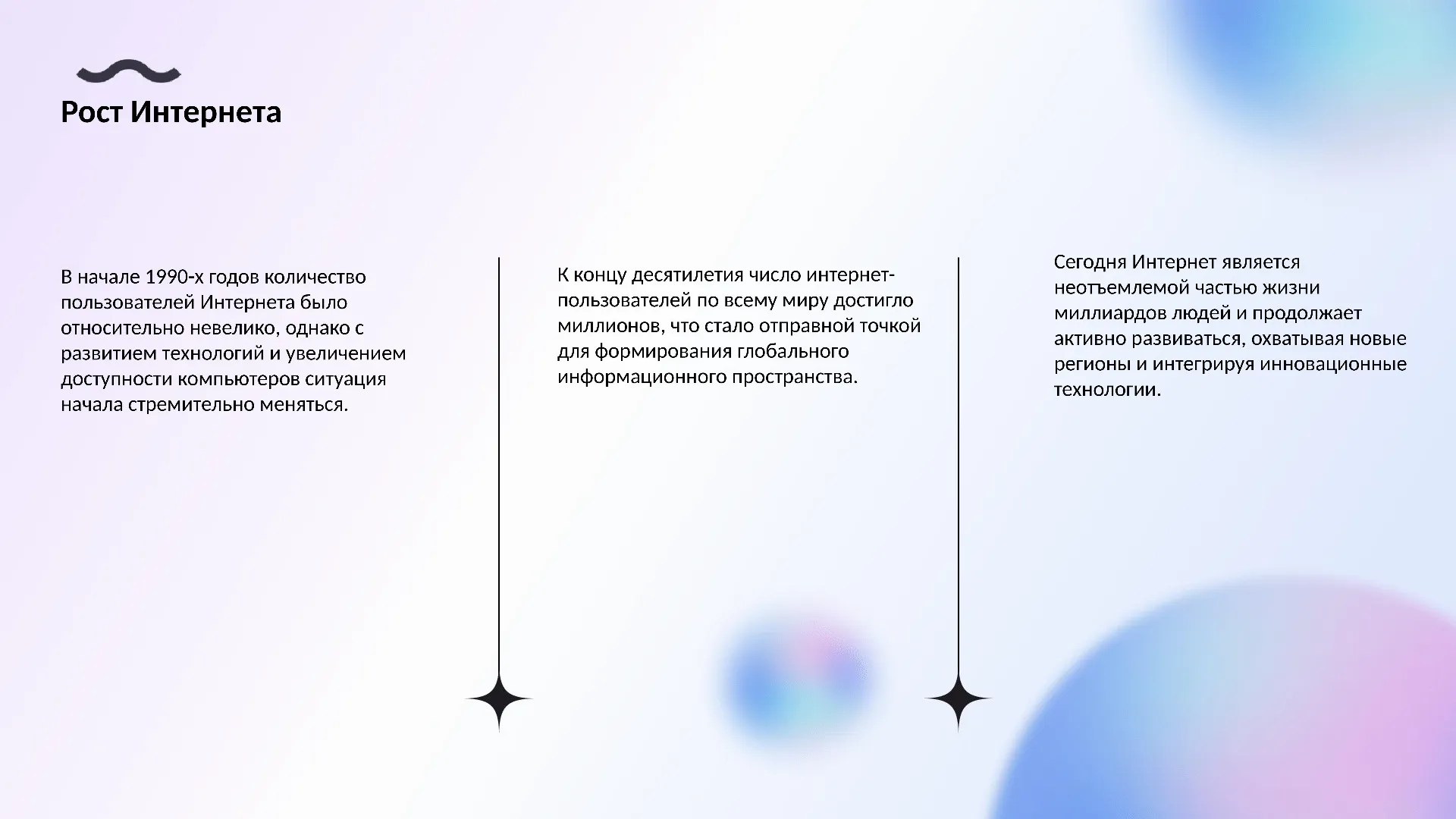 Рост Интернета - слайд для презентации на тему 