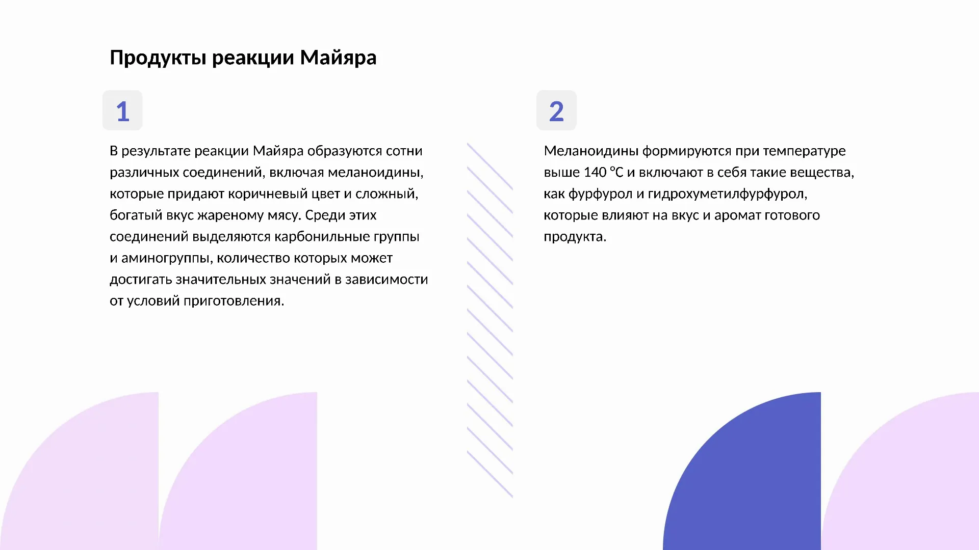 Продукты реакции Майяра - слайд для презентации на тему 
