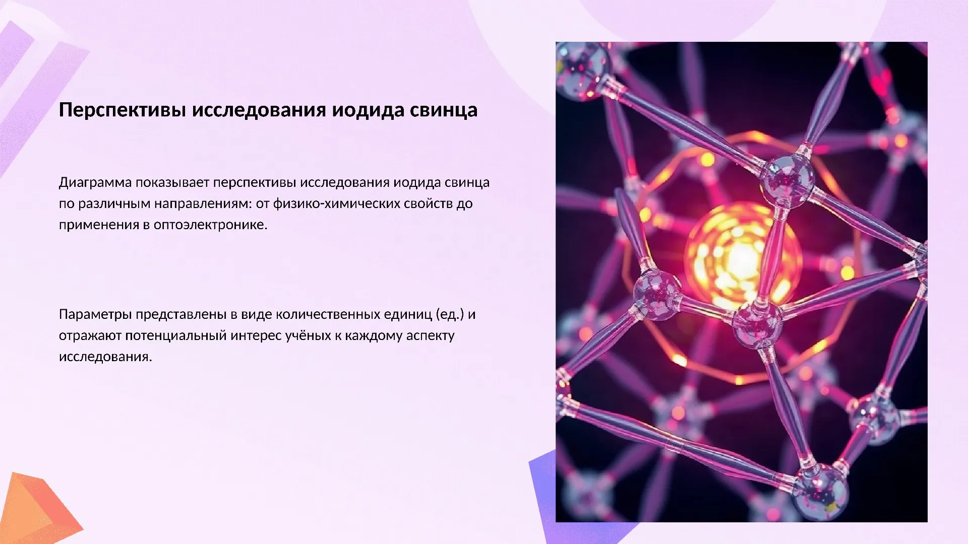 Перспективы исследования иодида свинца - слайд для презентации на тему 