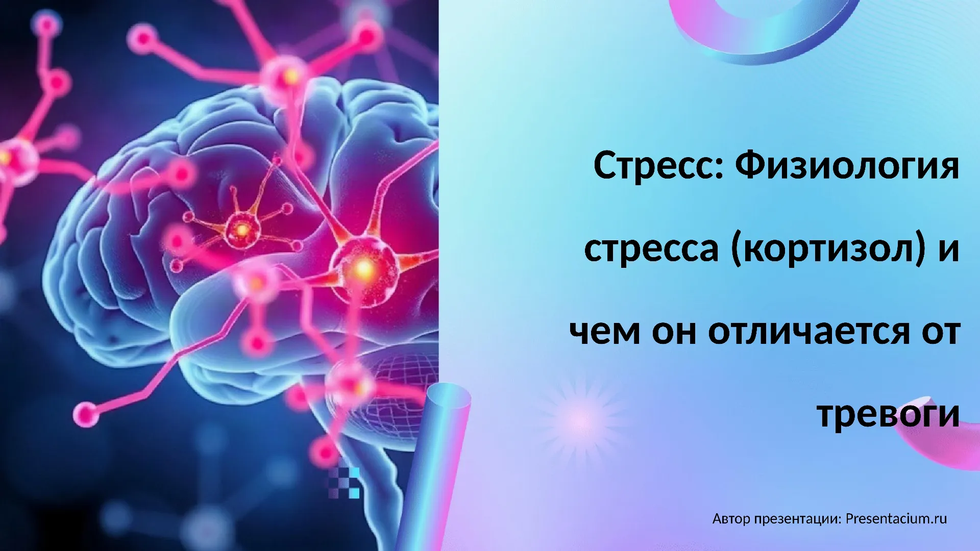 Стресс: Физиология стресса (кортизол) и чем он отличается от тревоги.