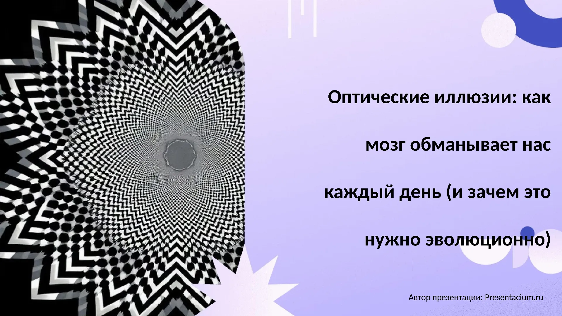 Оптические иллюзии: Как мозг обманывает нас каждый день (и зачем это нужно эволюционно).