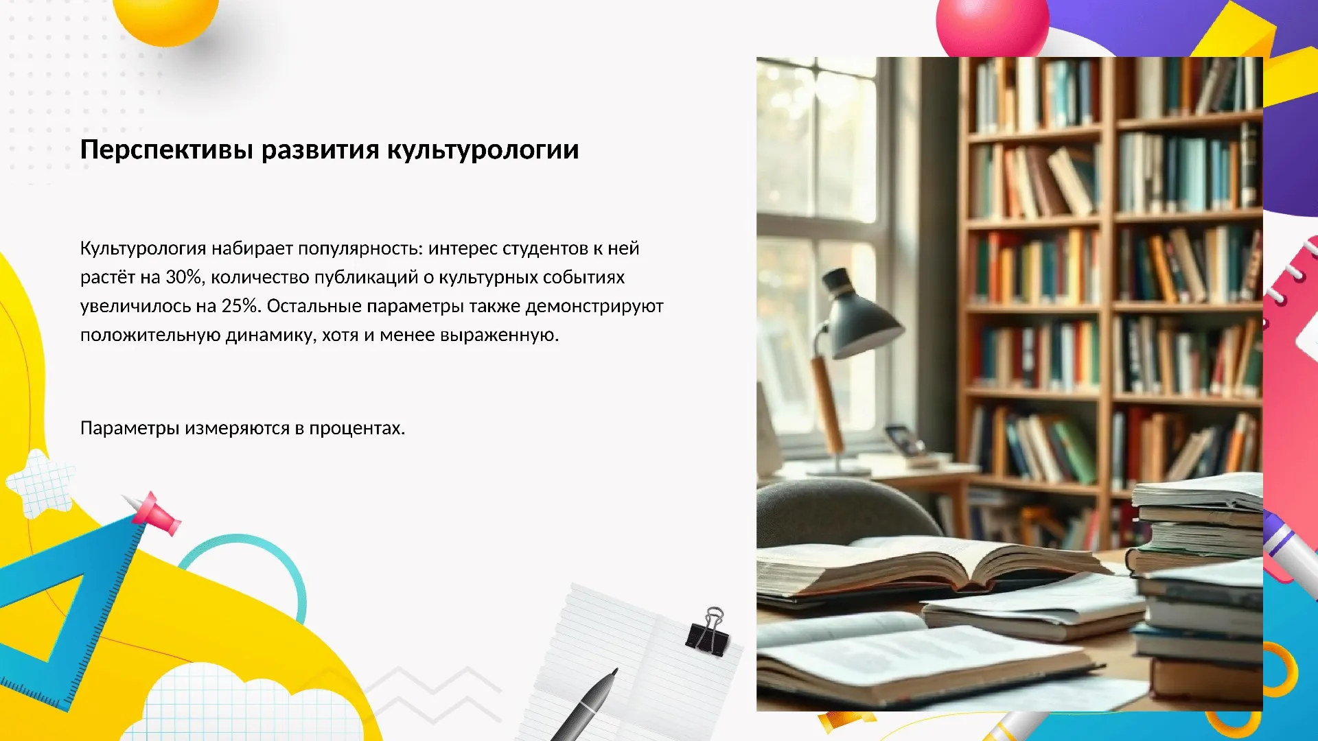 Перспективы развития культурологии - слайд для презентации на тему 
