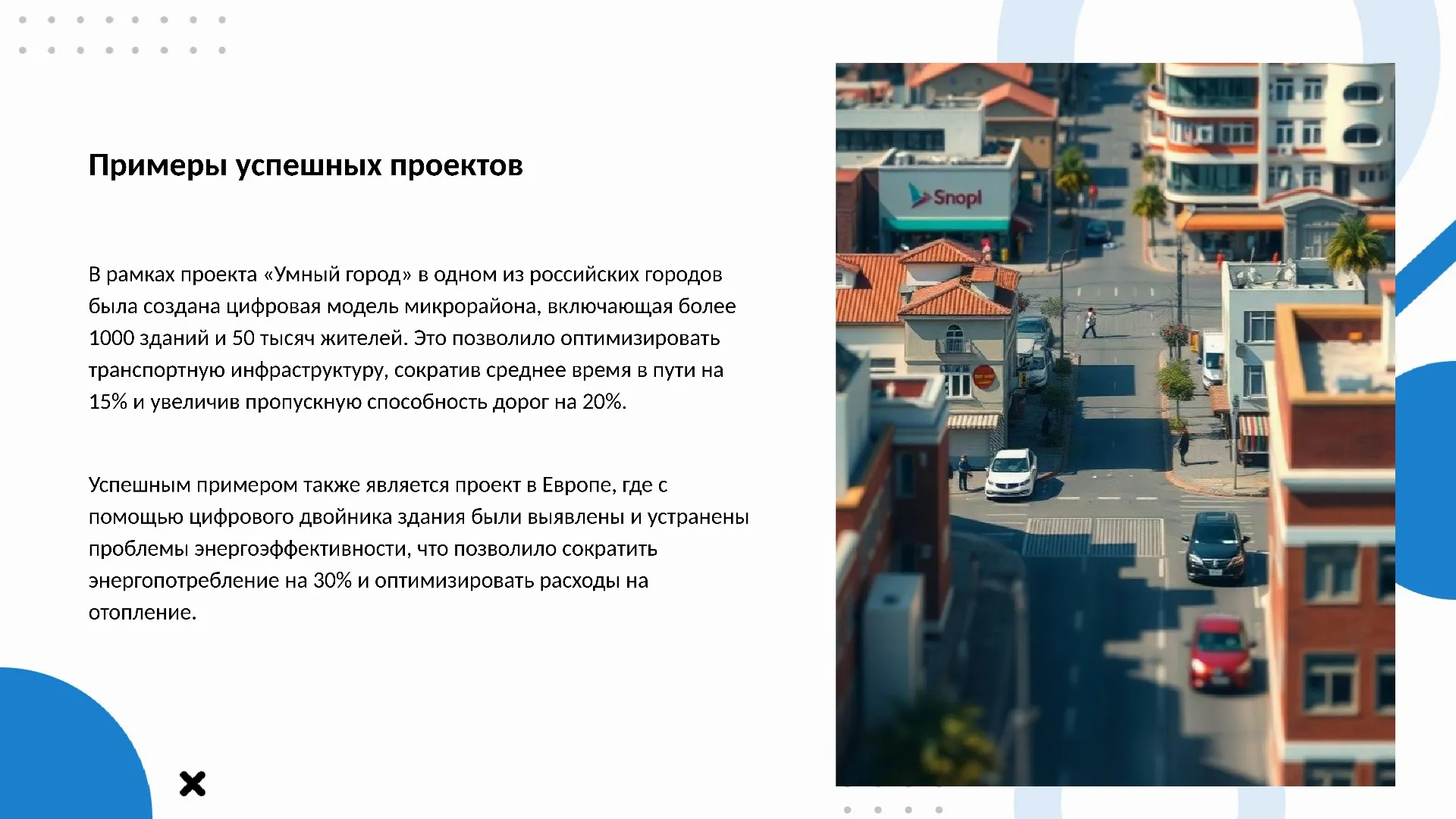 Примеры успешных проектов - слайд для презентации на тему 