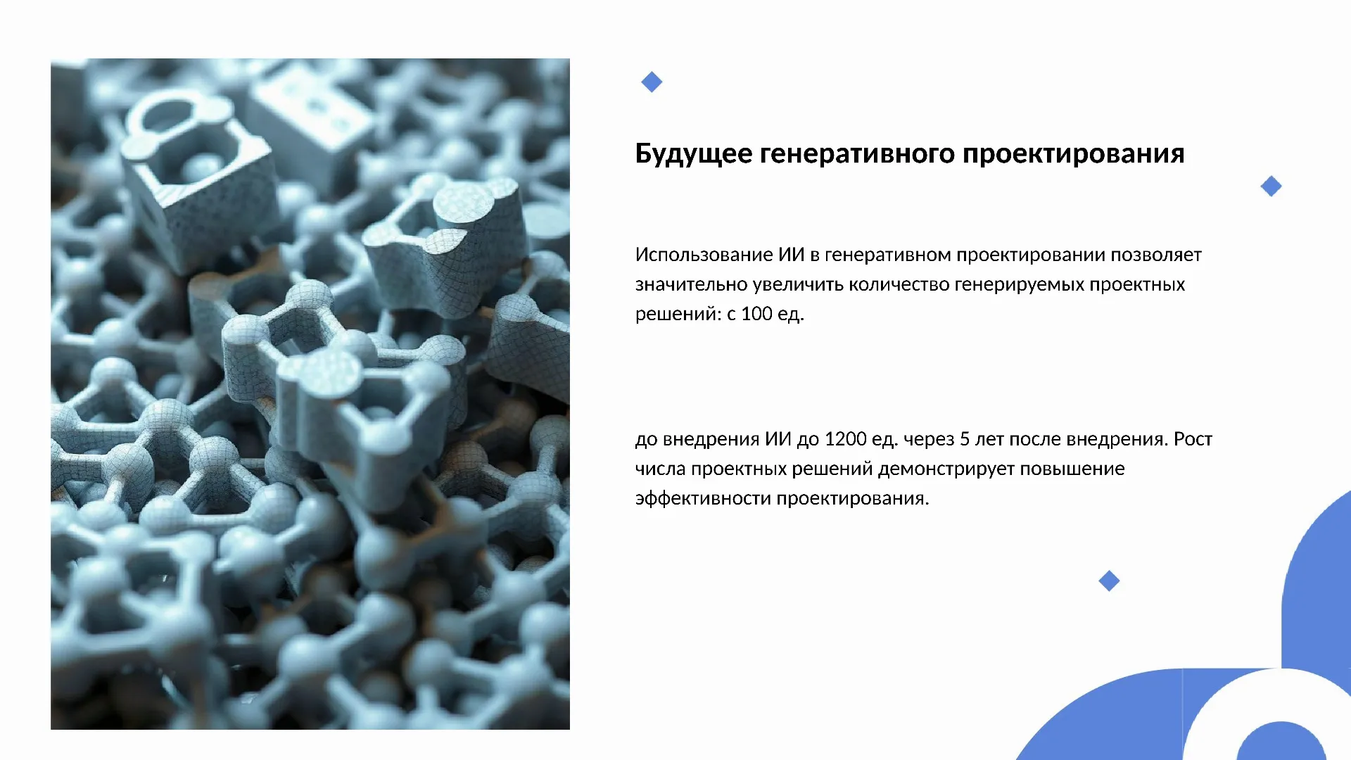 Будущее генеративного проектирования - слайд для презентации на тему 