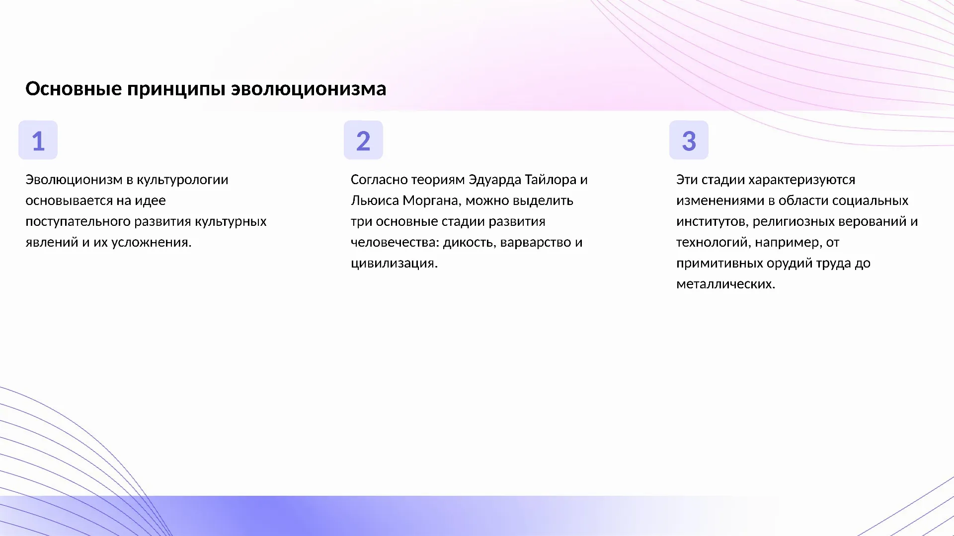 Основные принципы эволюционизма - слайд для презентации на тему 