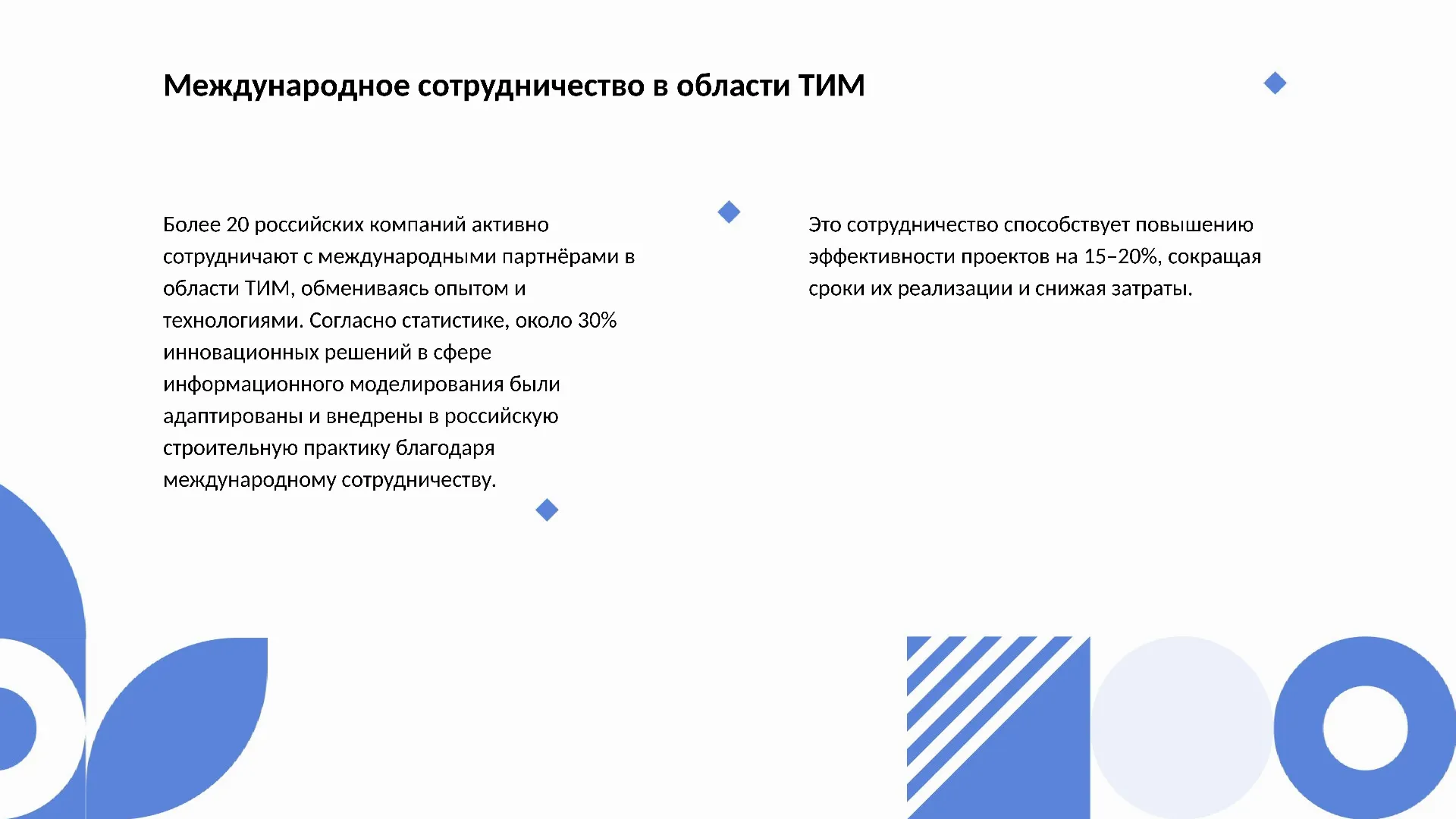 Международное сотрудничество в области ТИМ - слайд для презентации на тему 