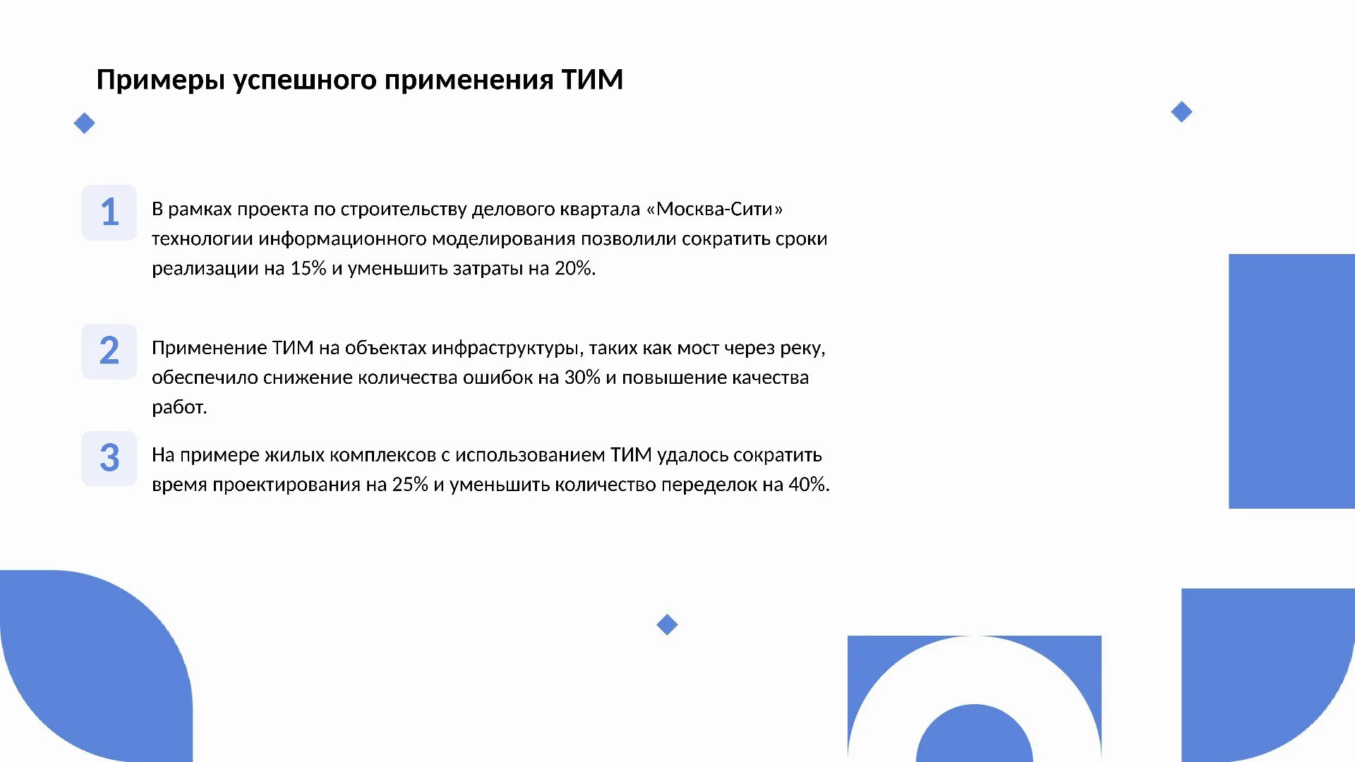 Примеры успешного применения ТИМ - слайд для презентации на тему 