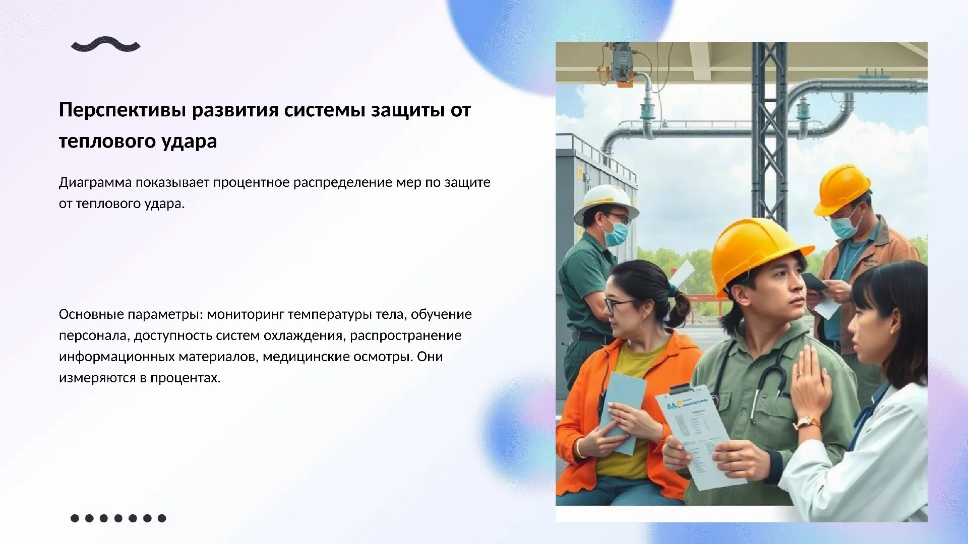 Перспективы развития системы защиты от теплового удара - слайд для презентации на тему 