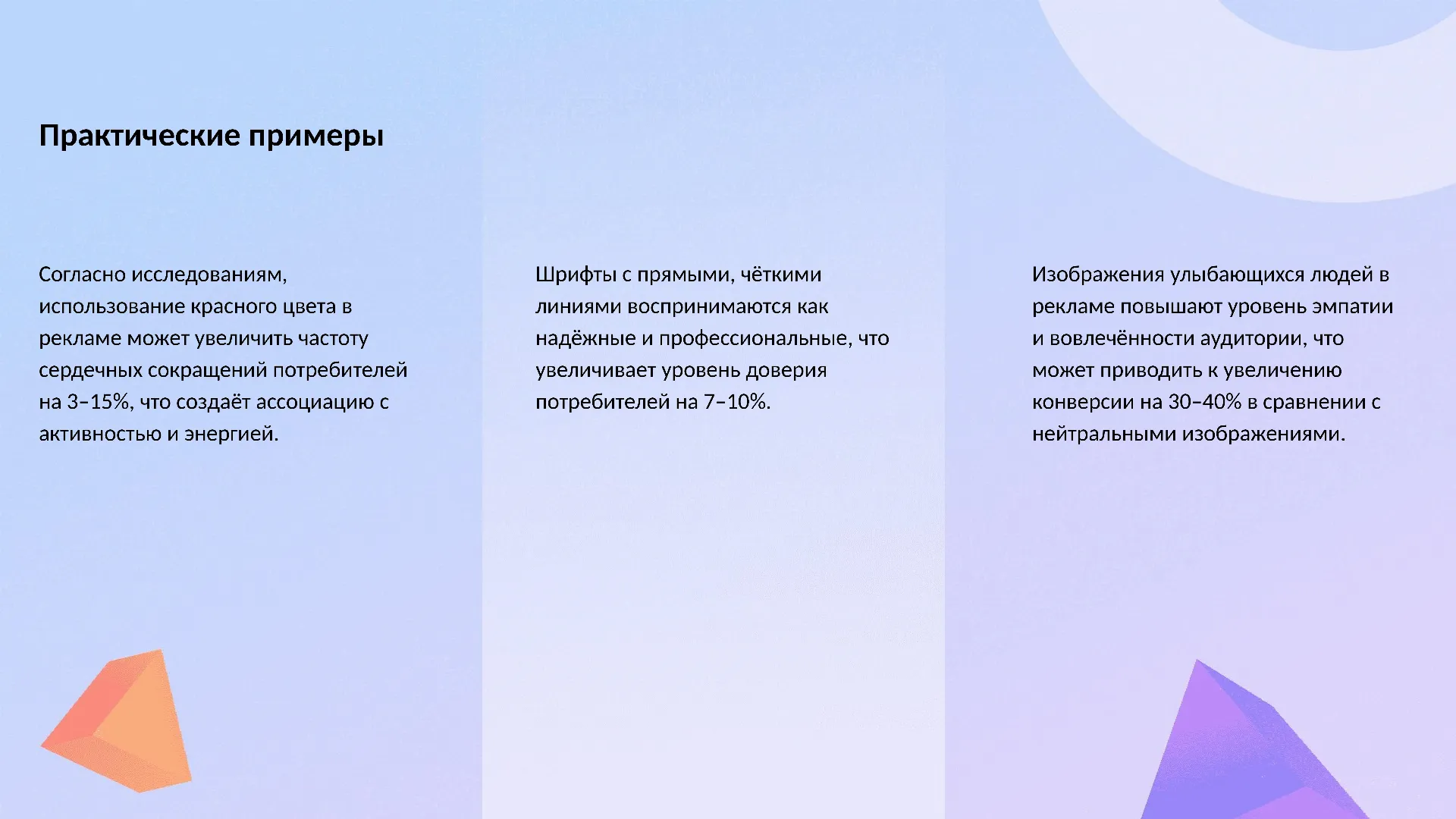 Практические примеры - слайд для презентации на тему 