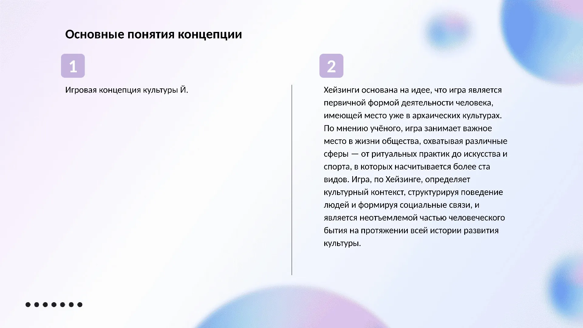 Основные понятия концепции - слайд для презентации на тему 