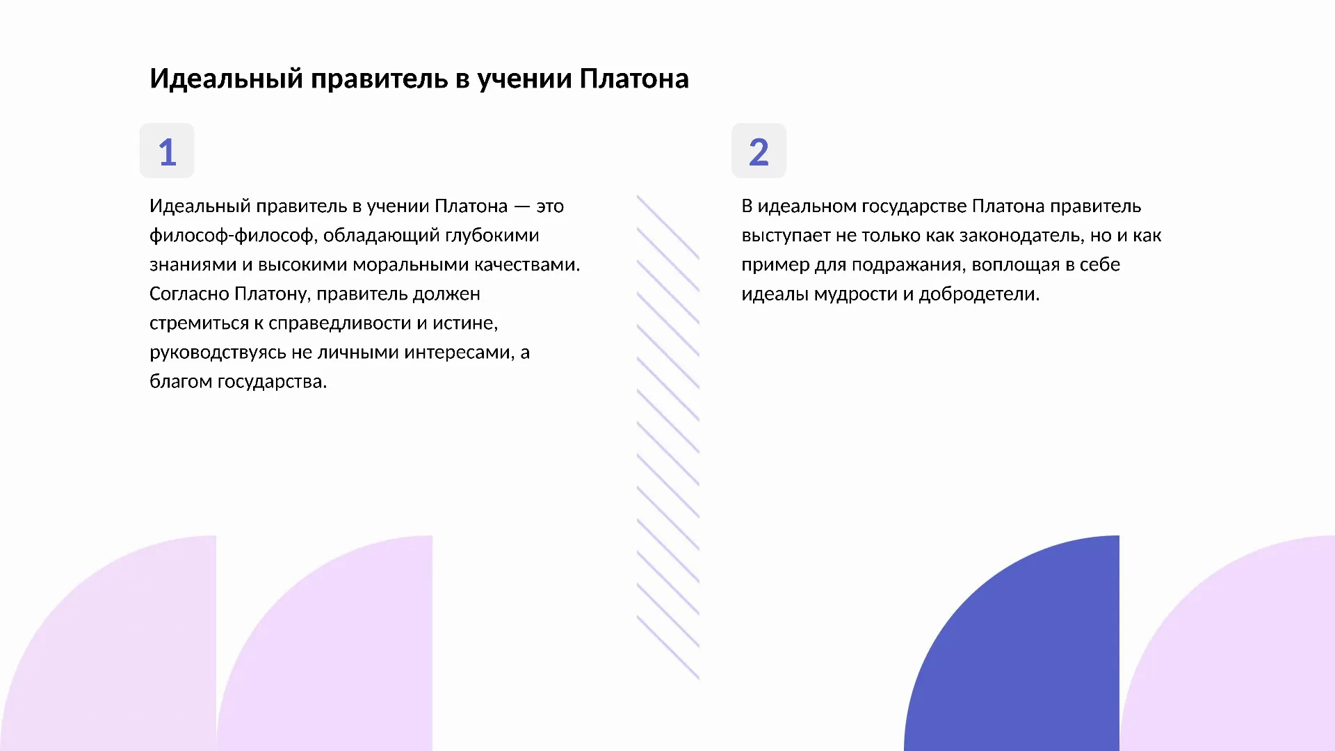 Идеальный правитель в учении Платона - слайд для презентации на тему 