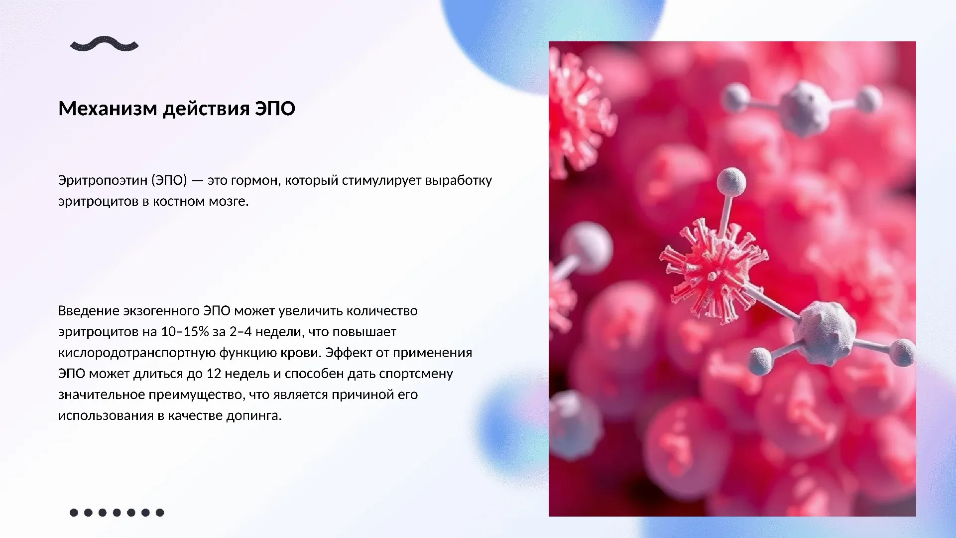Механизм действия ЭПО - слайд для презентации на тему 