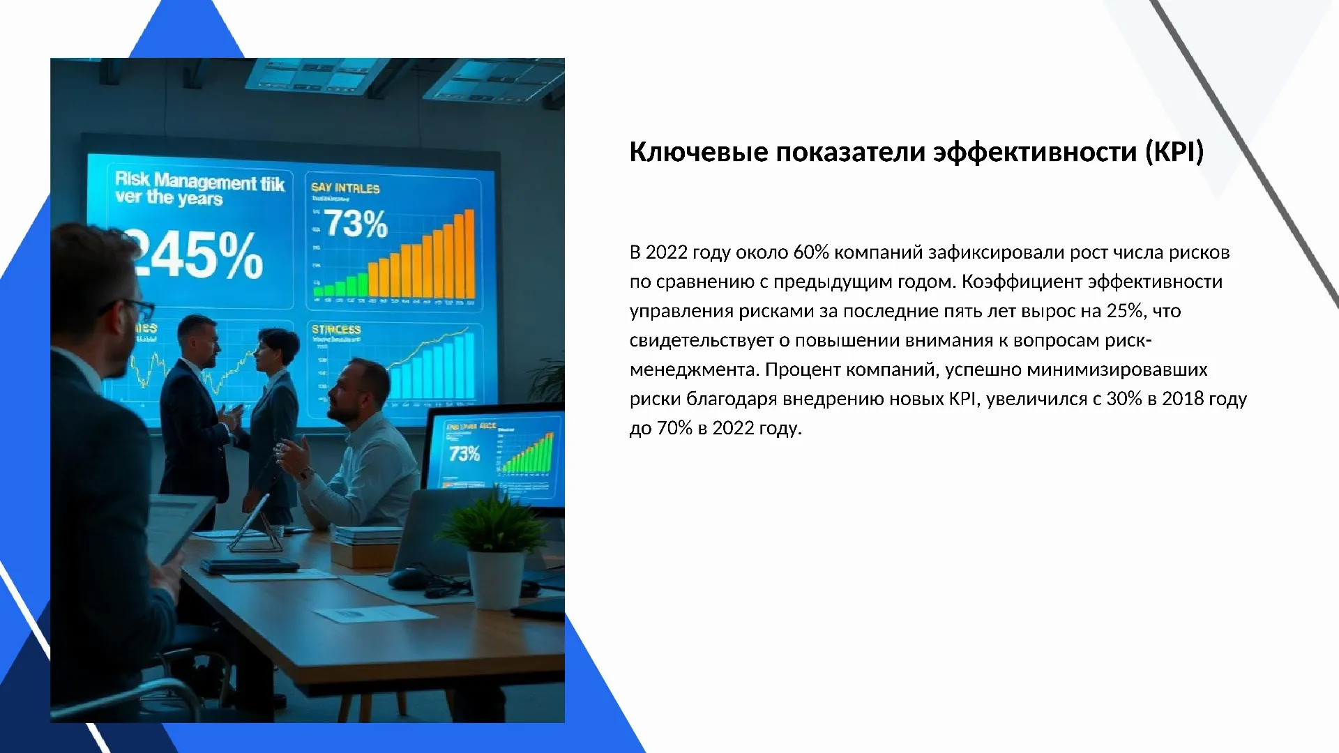 Ключевые показатели эффективности (KPI) - слайд для презентации на тему 