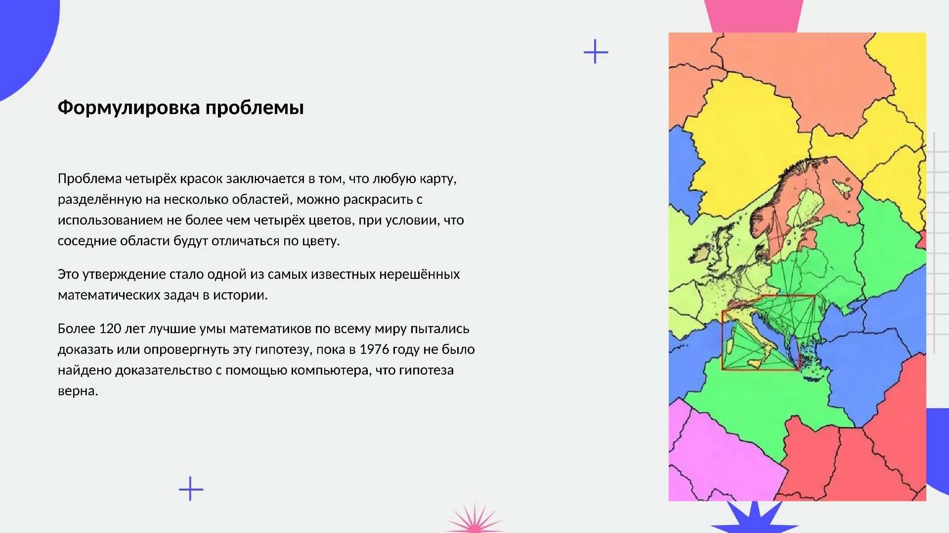 Формулировка проблемы - слайд для презентации на тему 