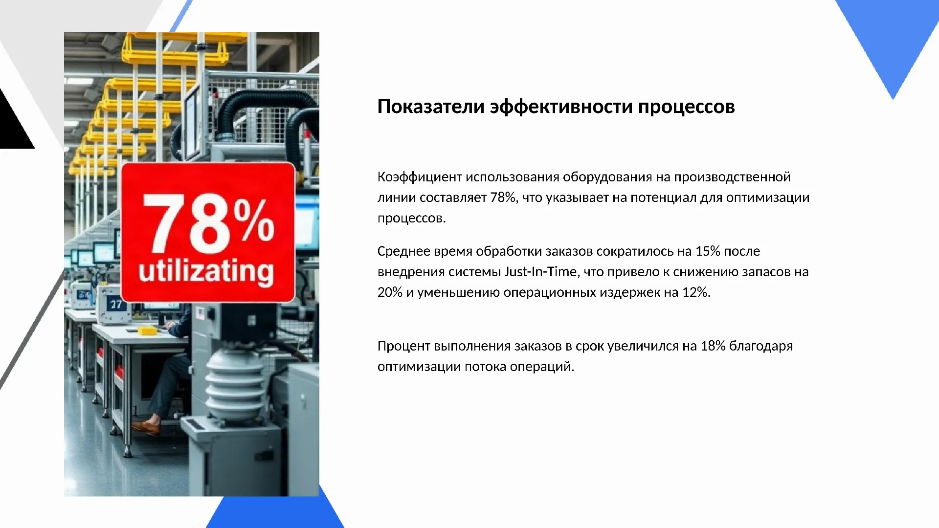 Показатели эффективности процессов - слайд для презентации на тему 