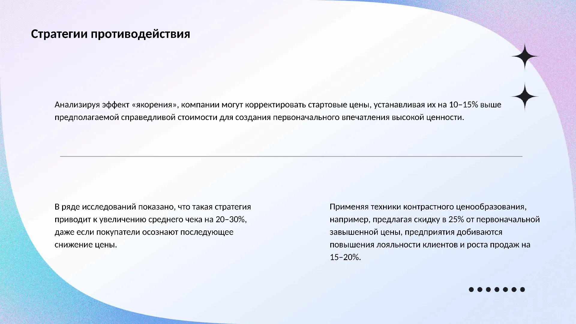 Стратегии противодействия - слайд для презентации на тему 