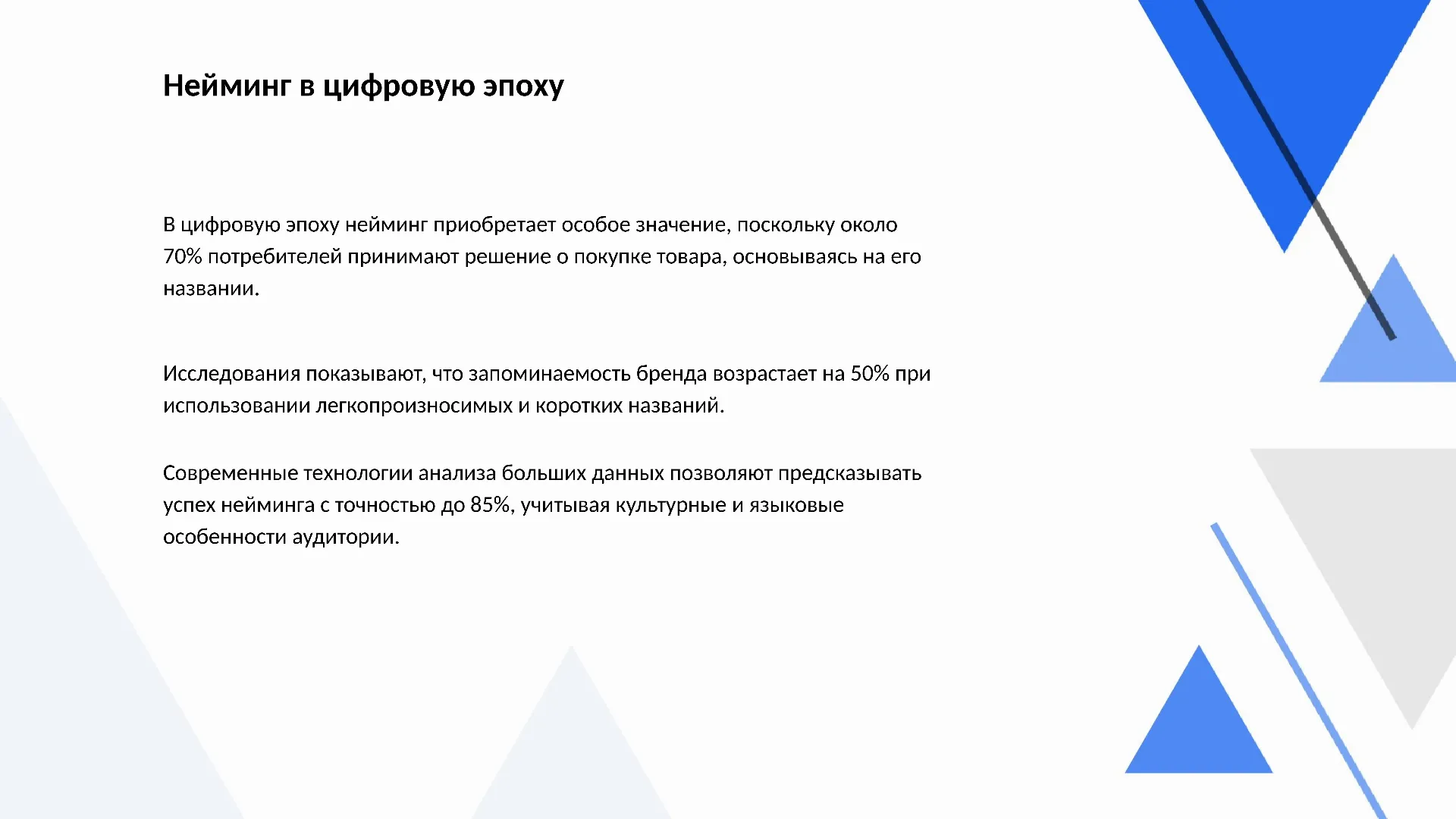 Нейминг в цифровую эпоху - слайд для презентации на тему 
