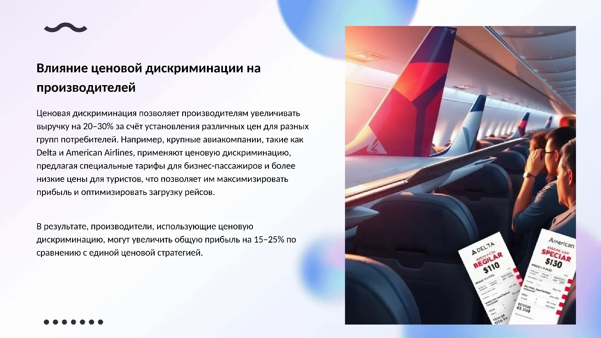 Влияние ценовой дискриминации на производителей - слайд для презентации на тему 
