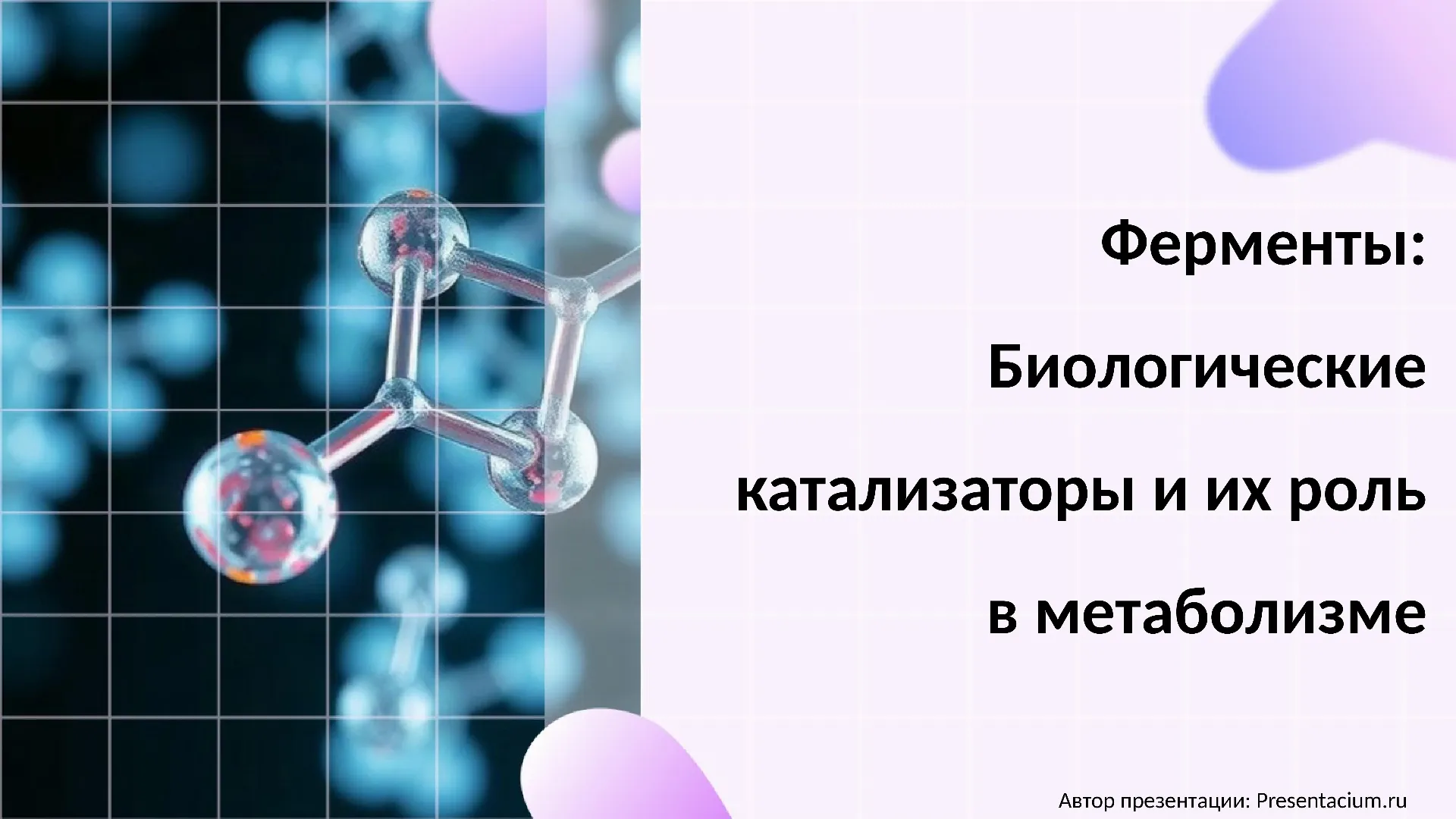 Ферменты: Биологические катализаторы и их роль в метаболизме.