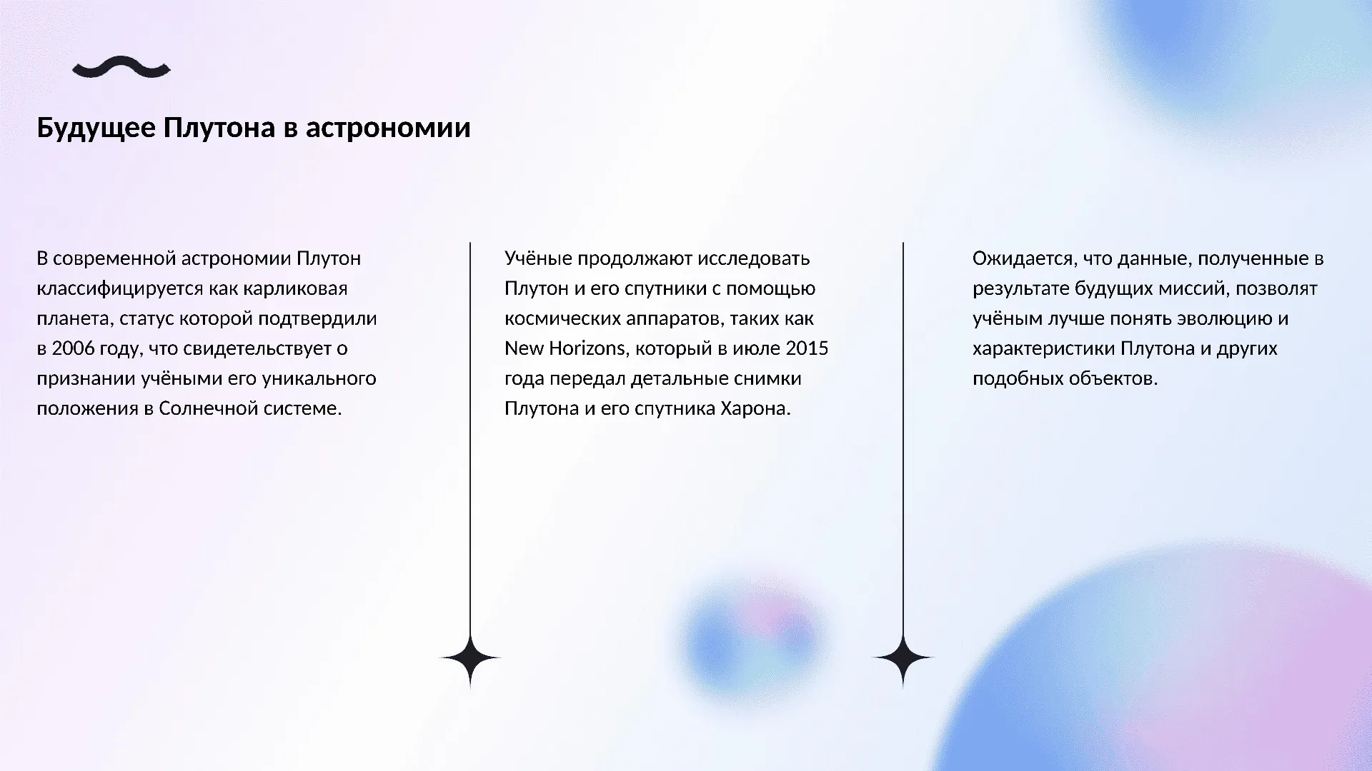 Будущее Плутона в астрономии - слайд для презентации на тему 