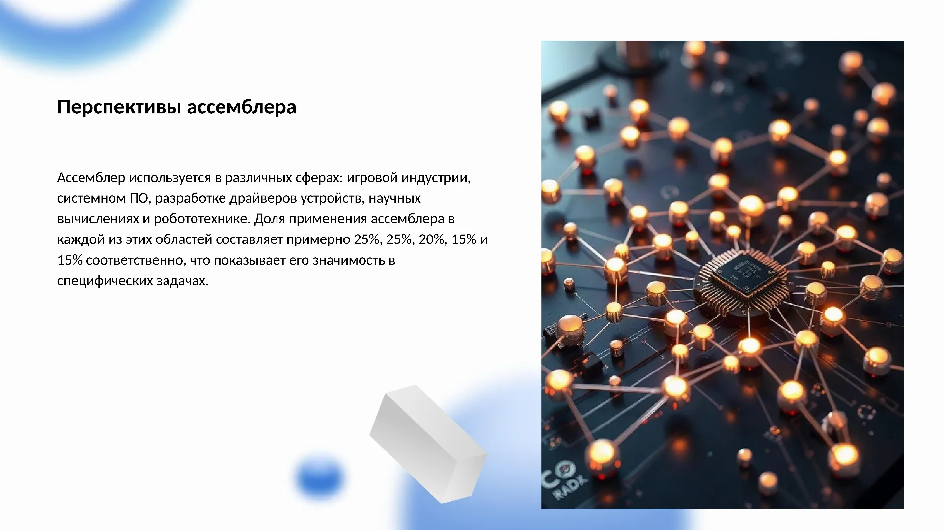 Перспективы ассемблера - слайд для презентации на тему 