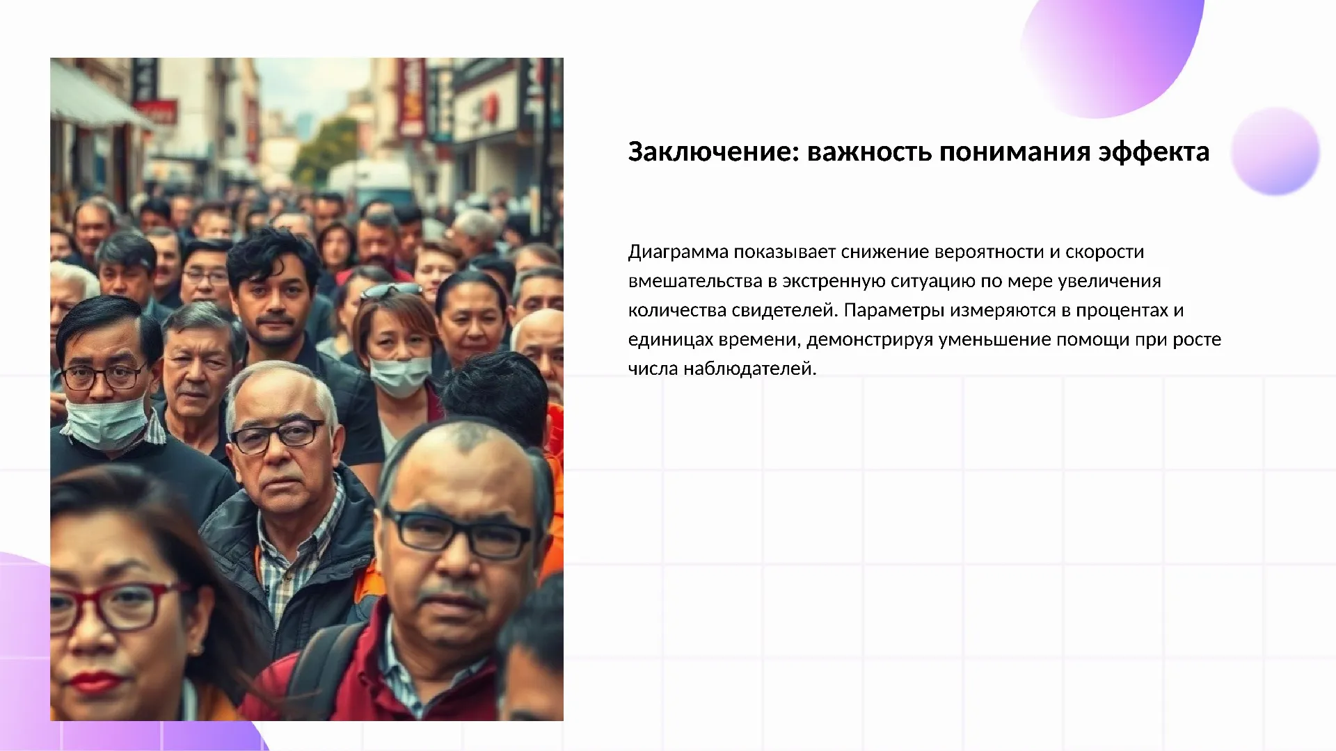 Заключение: важность понимания эффекта - слайд для презентации на тему 